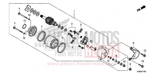 ANLASSER (CRF125F/FB E/H/J) CRF125FBE de 2014